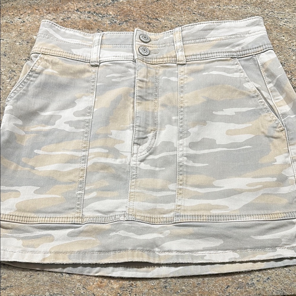 Camouflage Mini Skirt